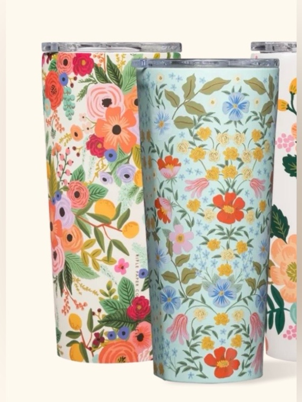 Rifle Paper Co. x Corkcicle Tumbler Set